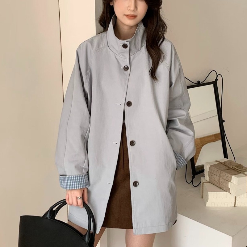 Street Fashion England - SuperAen Mantel Trench Gaya Inggris Model