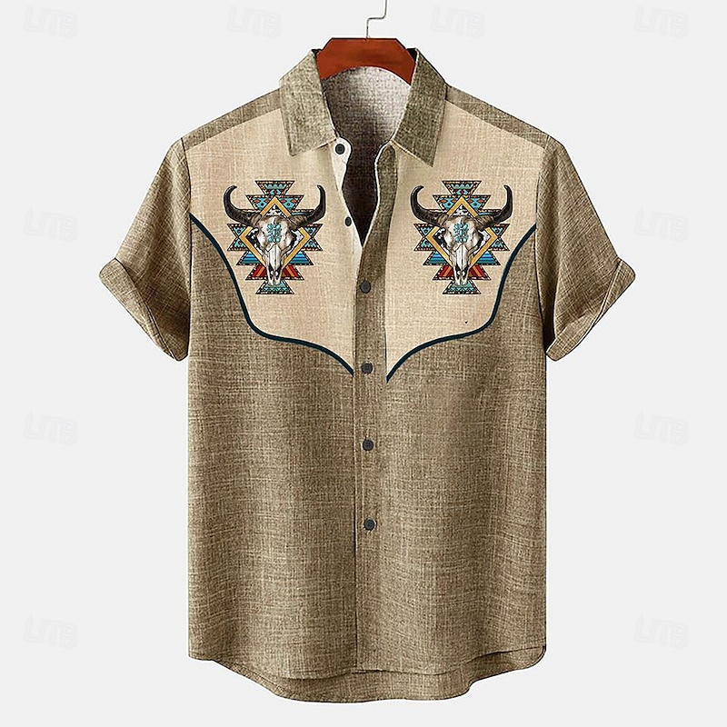 Parade Fashion Street - Kemeja Pria Linen Kemeja Baru Lengan