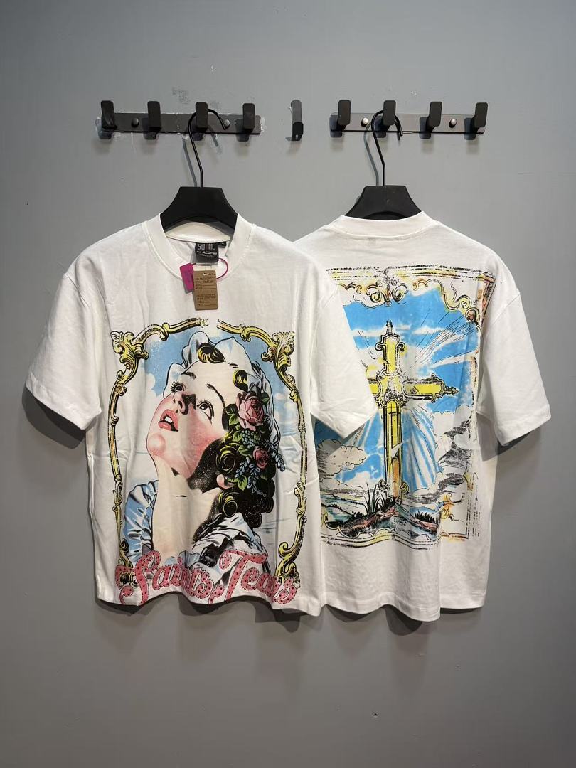Street Fashion Graffiti - Kaos Lengan Pendek Cetak DTG Grafiti