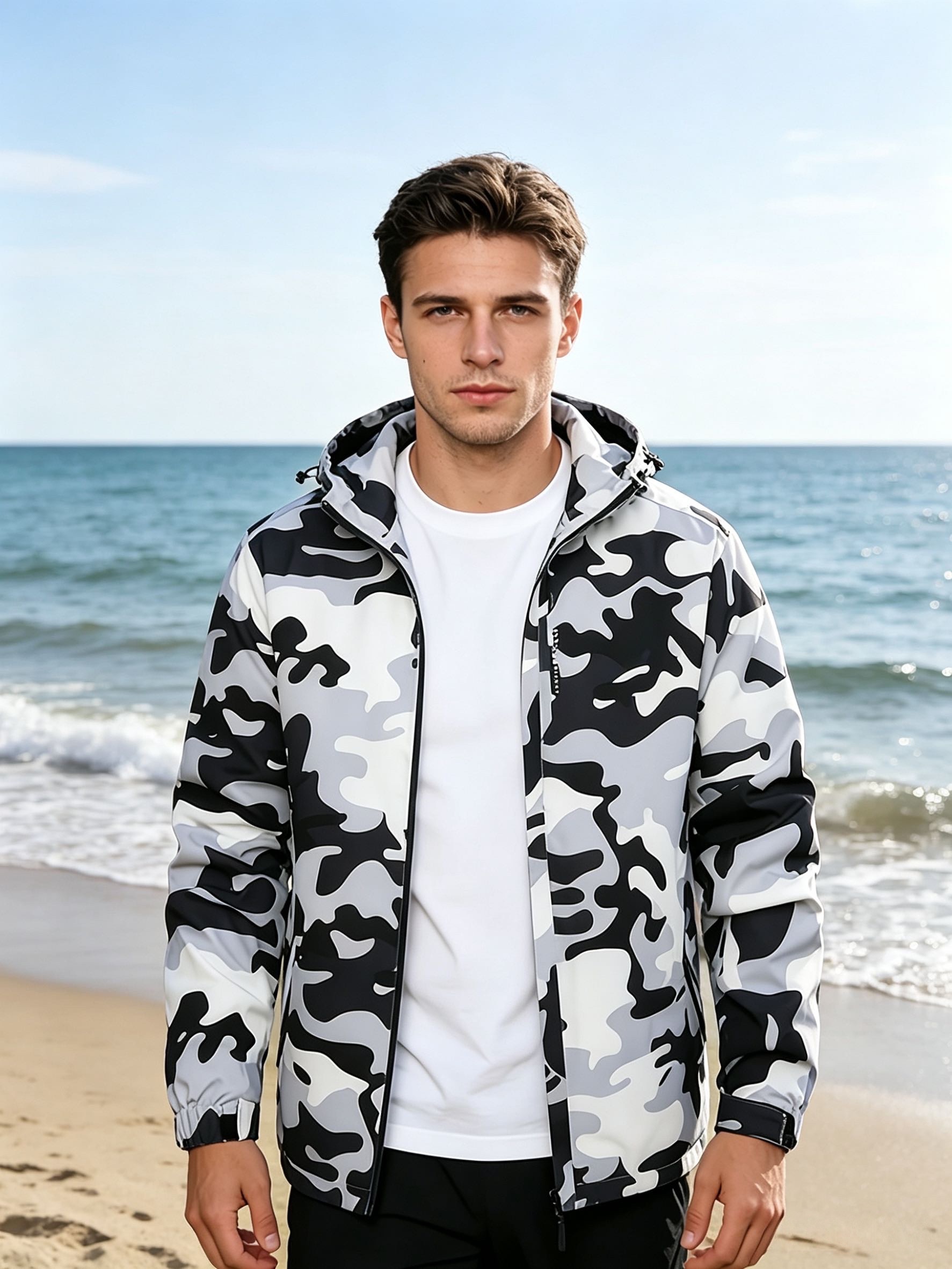 Windbreak Shell Jacket - Pakaian Ringan Pria Jaket Angin Ringan