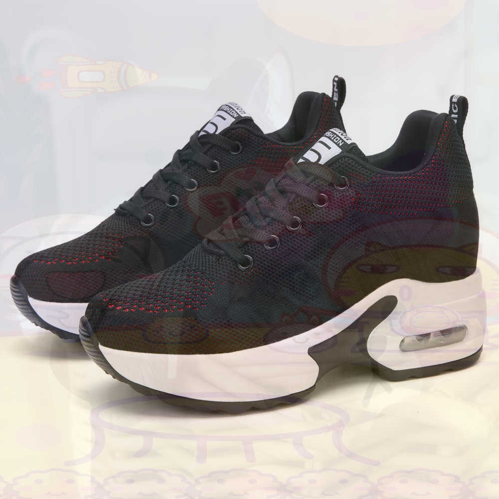 Street Fashion Style Male - Merah Ukuran 36 Sepatu Wanita Tenis