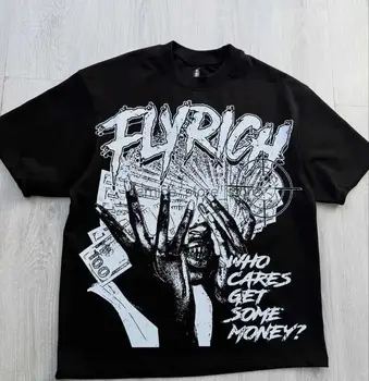 Street Fashion Dance - Y2k Harajuku Streetwear Pria, Kaos Desain