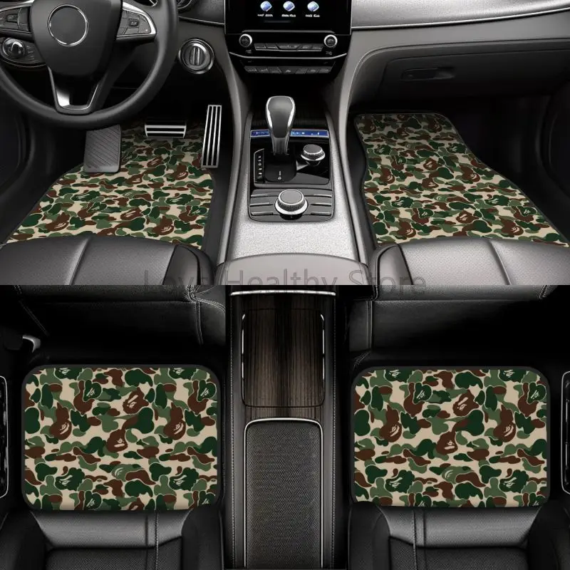 Camo Pattern Set - Set Karpet Mobil Motif Camo Hijau