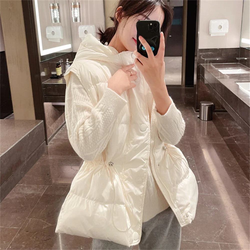 Puffer Vest Padded - Rompi Wanita Musim Gugur Musim Dingin