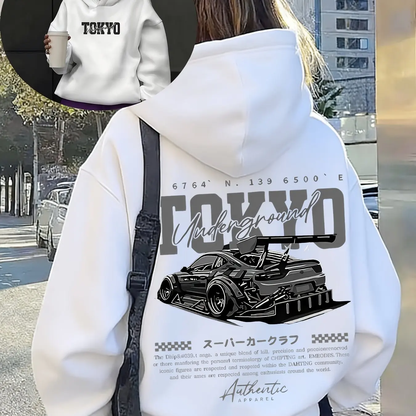 Street Fashion Tokyo - Hoodie Streetwear Jepang Pria Tokyo JDM