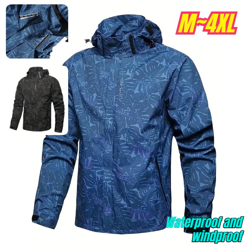 Windbreak Shell Jacket - Jaket Windbreaker Pria Kasual Ringan Tahan