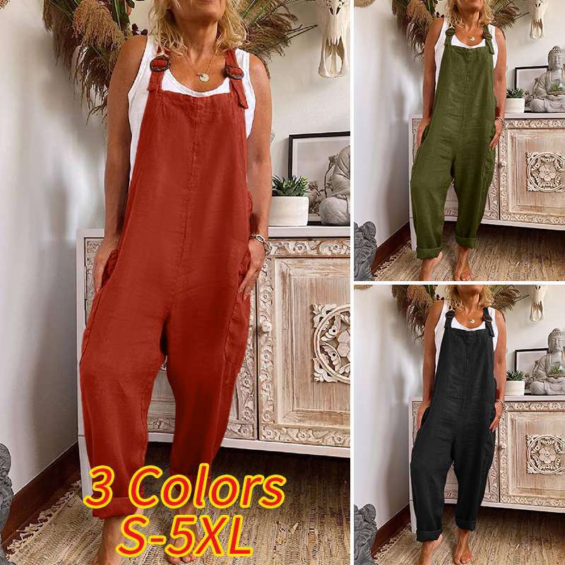Street Fashion China Girl - Jumpsuit Wanita Musim Panas dalam Warna