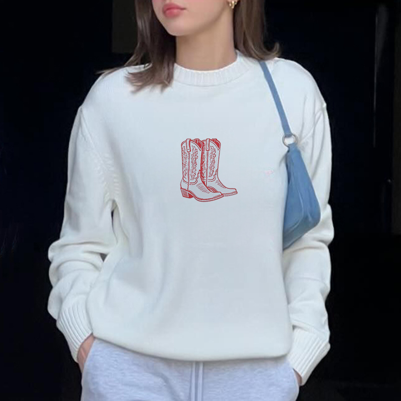 Street Fashion Zara - Autumun sweter rajut Cropped Y2k wanita,
