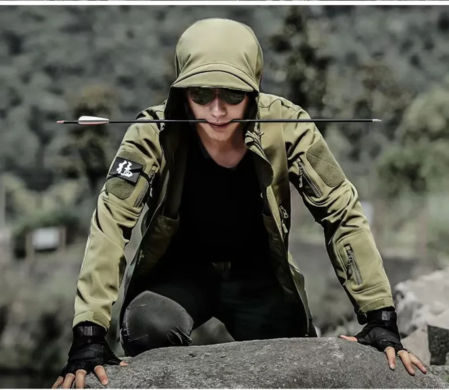Windbreak Shell Jacket - 5XL 12 Warna Jaket Penggemar Luar