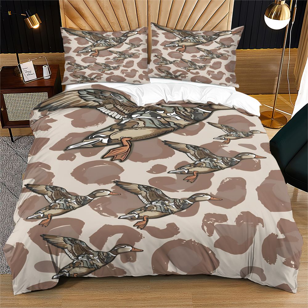 Camo Pattern Set - Set Penutup Selimut Flying Duck Pola