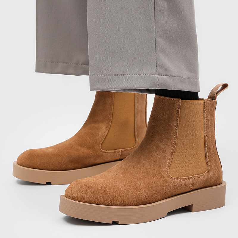 Street Fashion England - Sepatu bot Chelsea tinggi gaya Inggris