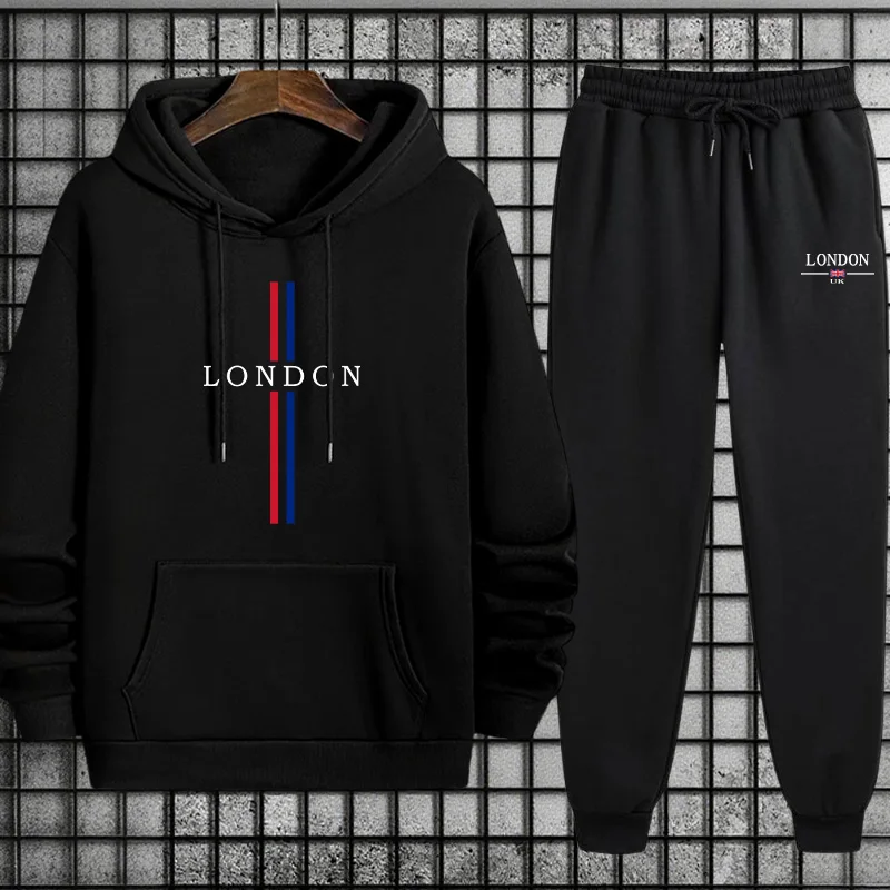 Street Fashion London 2026 - Set Pakaian Santai Pria London Fashion