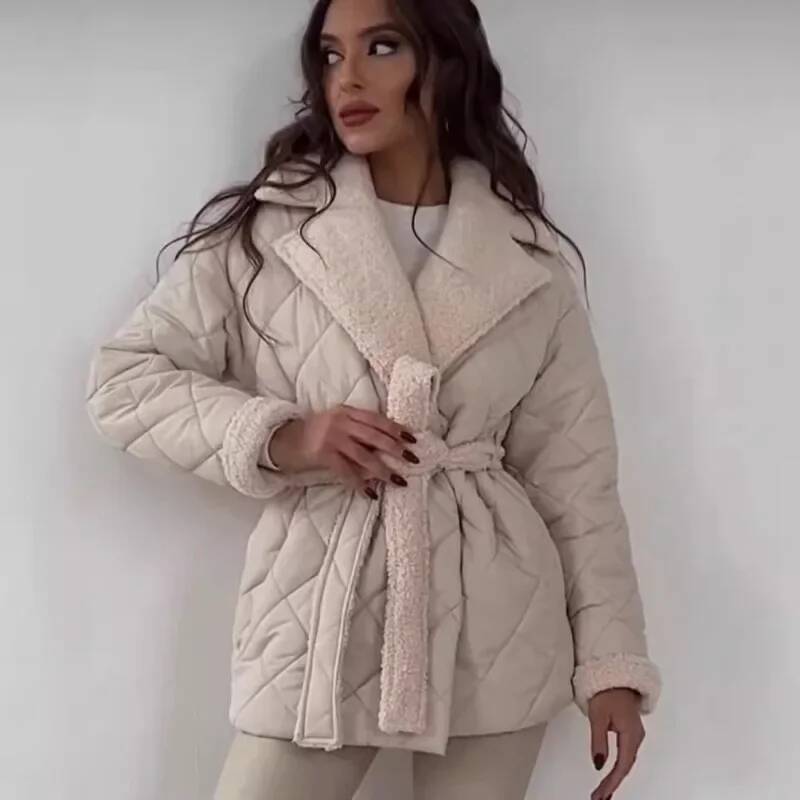 Jaket Wanita Elegan Berlapis Q - Street Fashion England ulasan dan harga