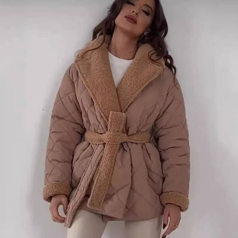 Jaket Wanita Elegan Berlapis Q - Street Fashion England ulasan dan harga