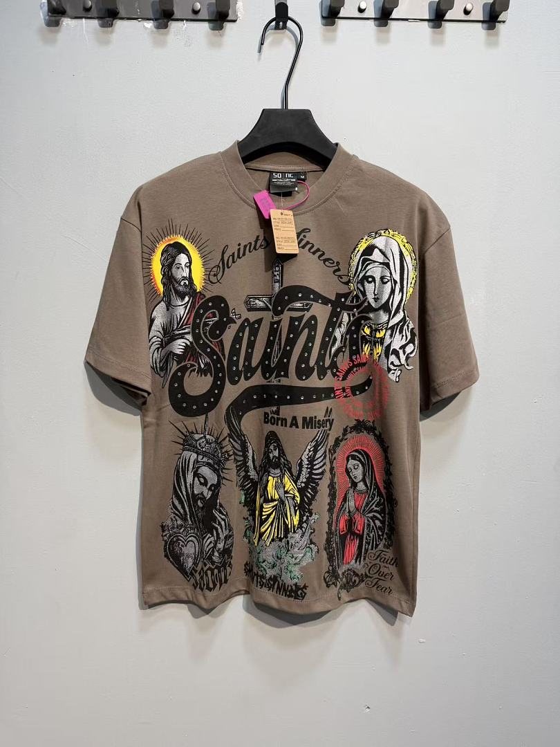 Kaos Lengan Pendek Cetak DTG G - Street Fashion Graffiti ulasan dan harga