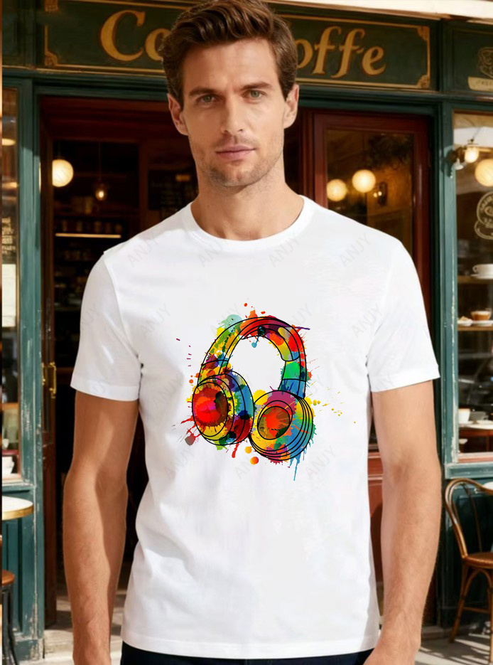 Kaos Polos Motif Tinta Percika - Street Fashion Graffiti ulasan dan harga