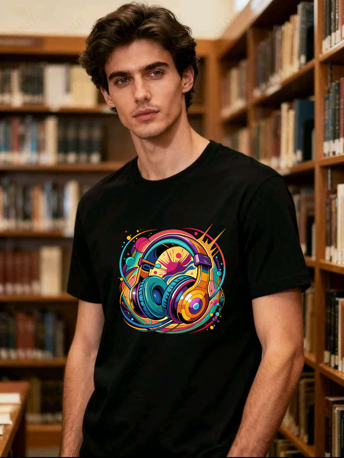 Kaos Polos Motif Tinta Percika - Street Fashion Graffiti ulasan dan harga