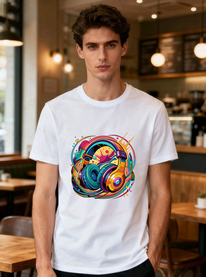 Kaos Polos Motif Tinta Percika - Street Fashion Graffiti ulasan dan harga