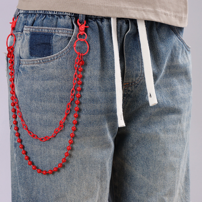 Rantai Celana Berlapis Banyak  - Street Fashion Girl ulasan dan harga