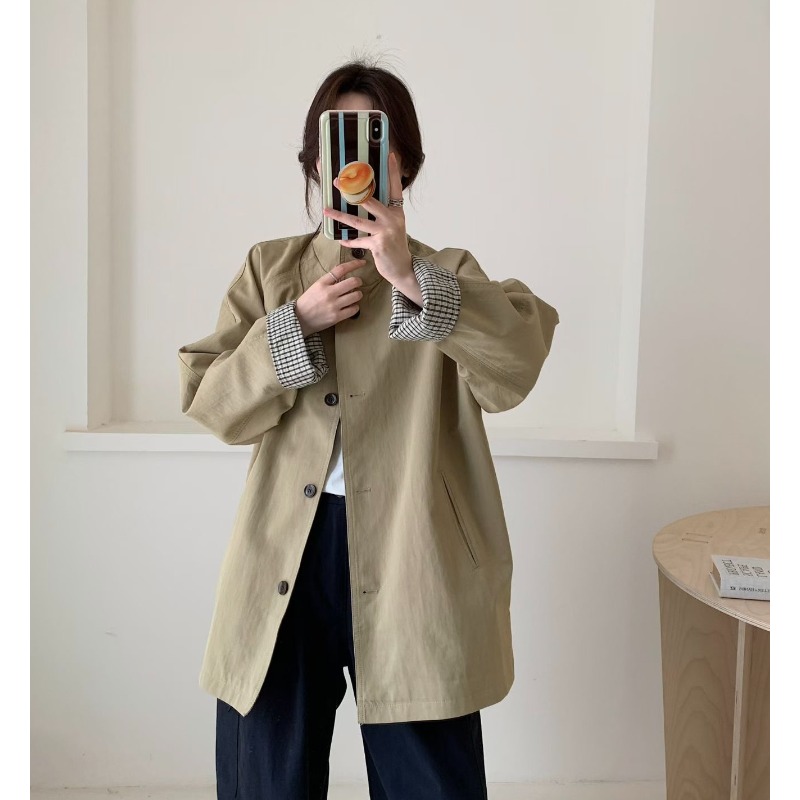 SuperAen Mantel Trench Gaya In - Street Fashion England ulasan dan harga