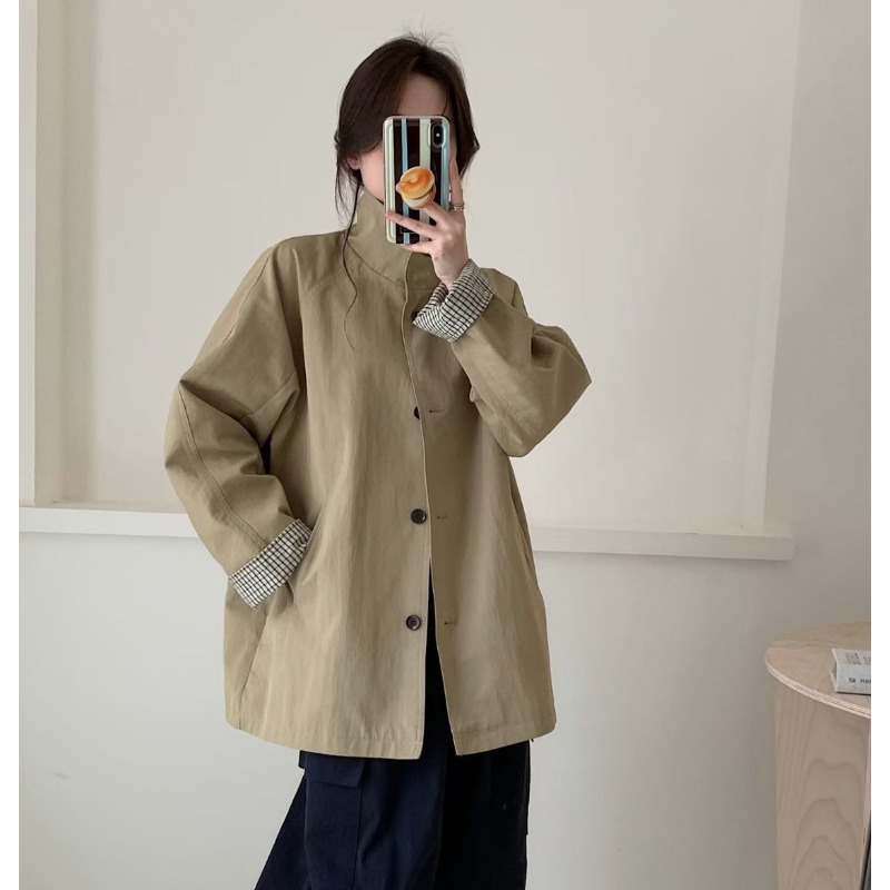SuperAen Mantel Trench Gaya In - Street Fashion England ulasan dan harga