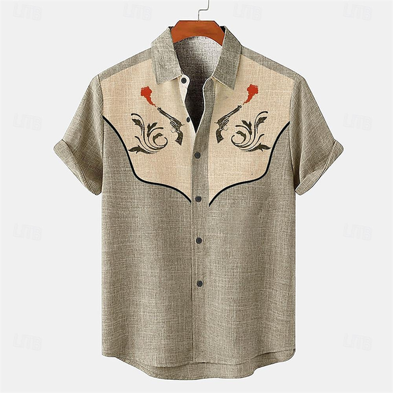 Kemeja Pria Linen Kemeja Baru  - Parade Fashion Street ulasan dan harga