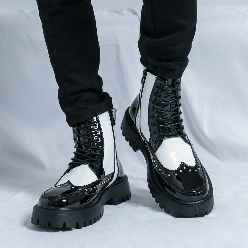 Sepatu Boots Pria Model Rivet, - Parade Fashion Street ulasan dan harga