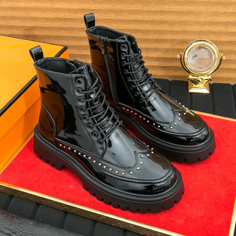 Sepatu Boots Pria Model Rivet, - Parade Fashion Street ulasan dan harga
