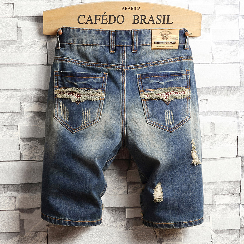 Celana Pendek Denim Hip-hop Ro - Street Fashion Dance ulasan dan harga