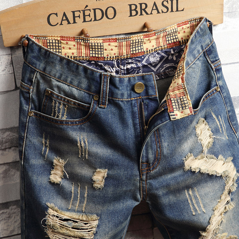 Celana Pendek Denim Hip-hop Ro - Street Fashion Dance ulasan dan harga