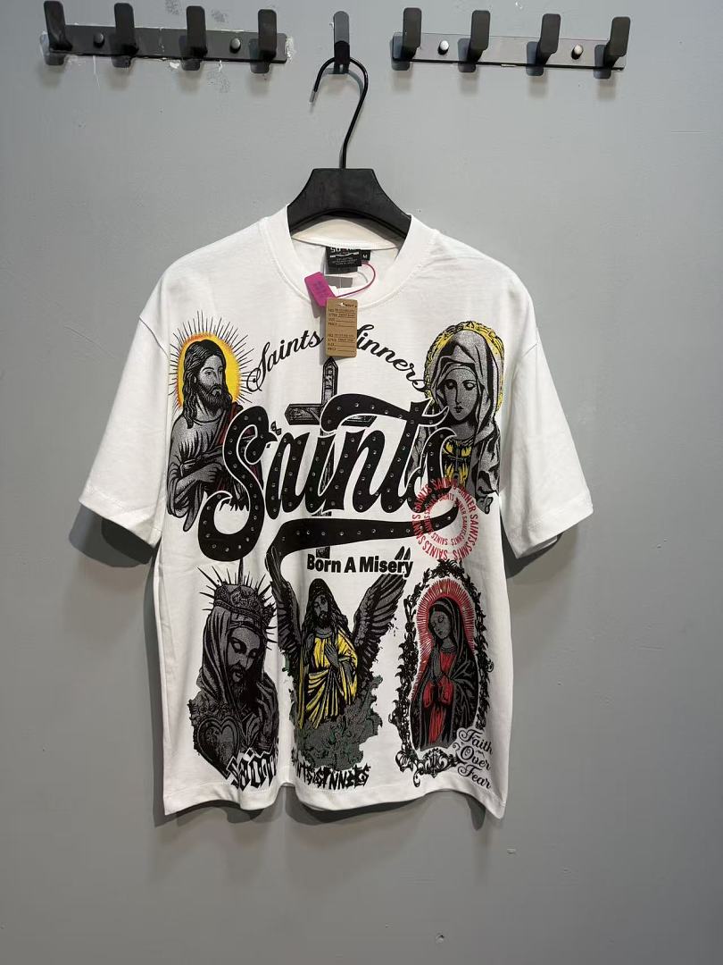 Kaos Lengan Pendek Cetak DTG G - Street Fashion Graffiti ulasan dan harga