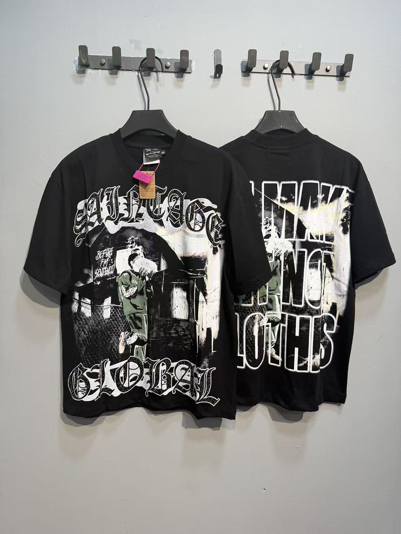 Kaos Lengan Pendek Cetak DTG G - Street Fashion Graffiti ulasan dan harga
