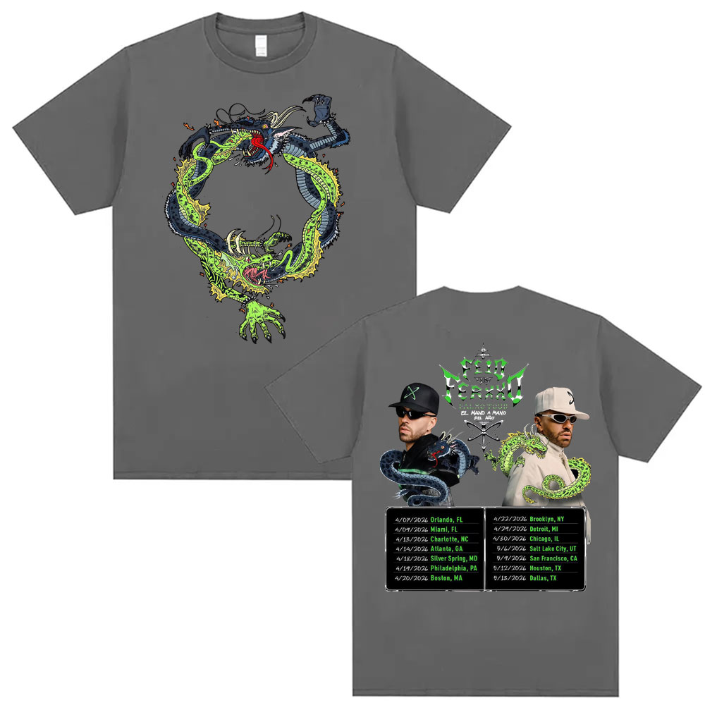 Kaos Merch Rapper Feid VS Ferx - Street Fashion Vs High Fashion ulasan dan harga