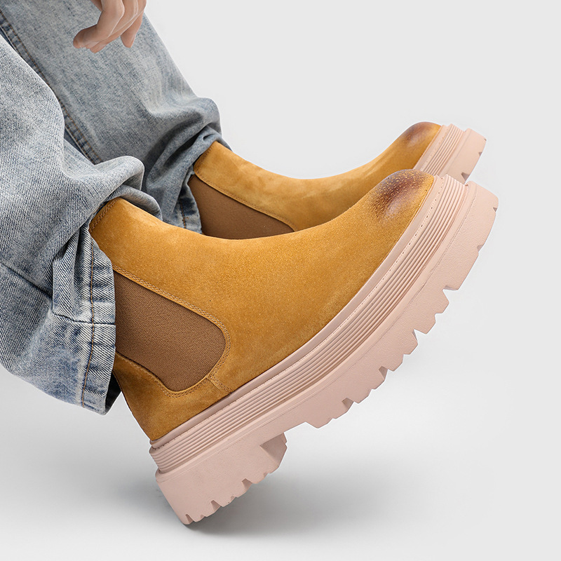 Sepatu bot chelsea tinggi gaya - Street Fashion England ulasan dan harga