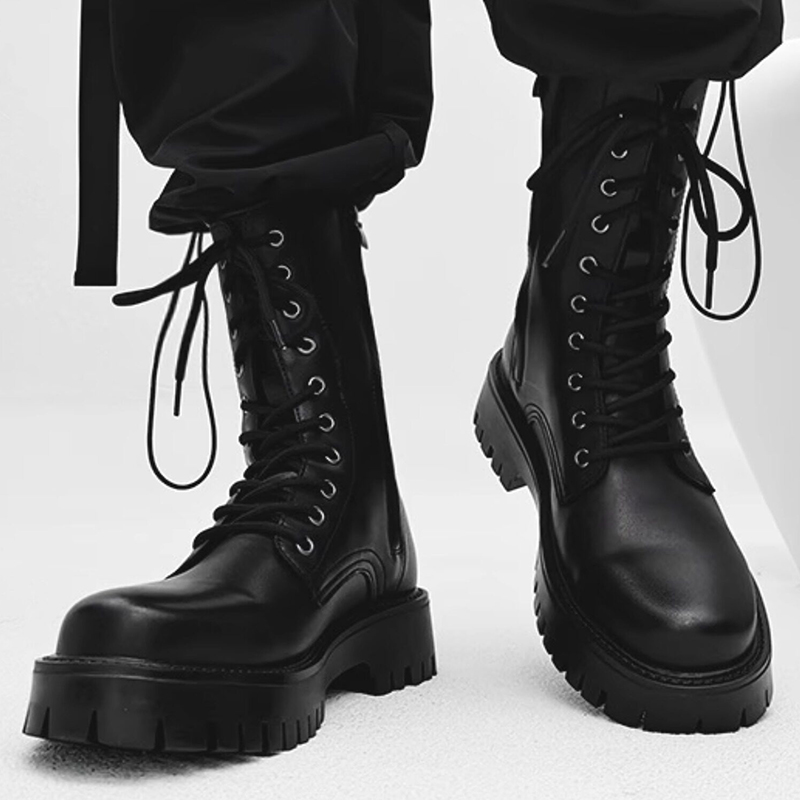 Sepatu bot sepeda motor tinggi - Street Fashion England ulasan dan harga