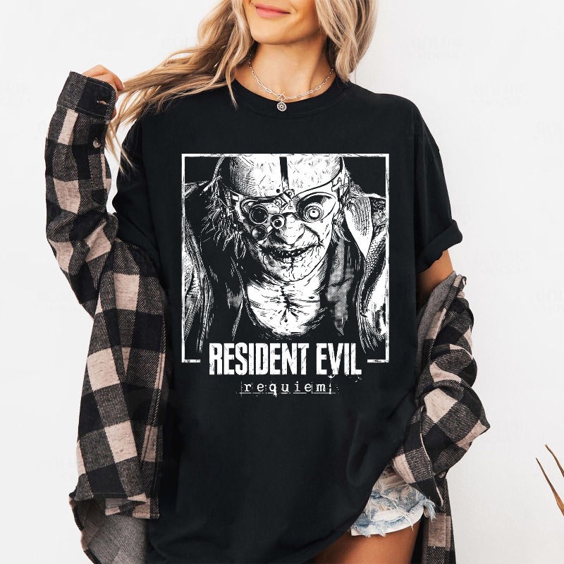 Kaus Retro Resident Evil 9 Req - Street Fashion Style Male ulasan dan harga