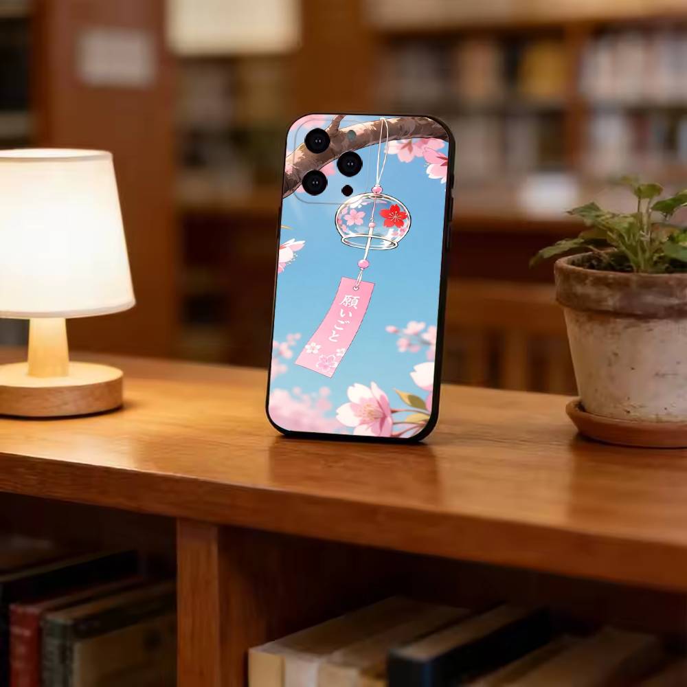 Casing Ponsel Lembut Hitam Ber - Street Fashion Tokyo ulasan dan harga