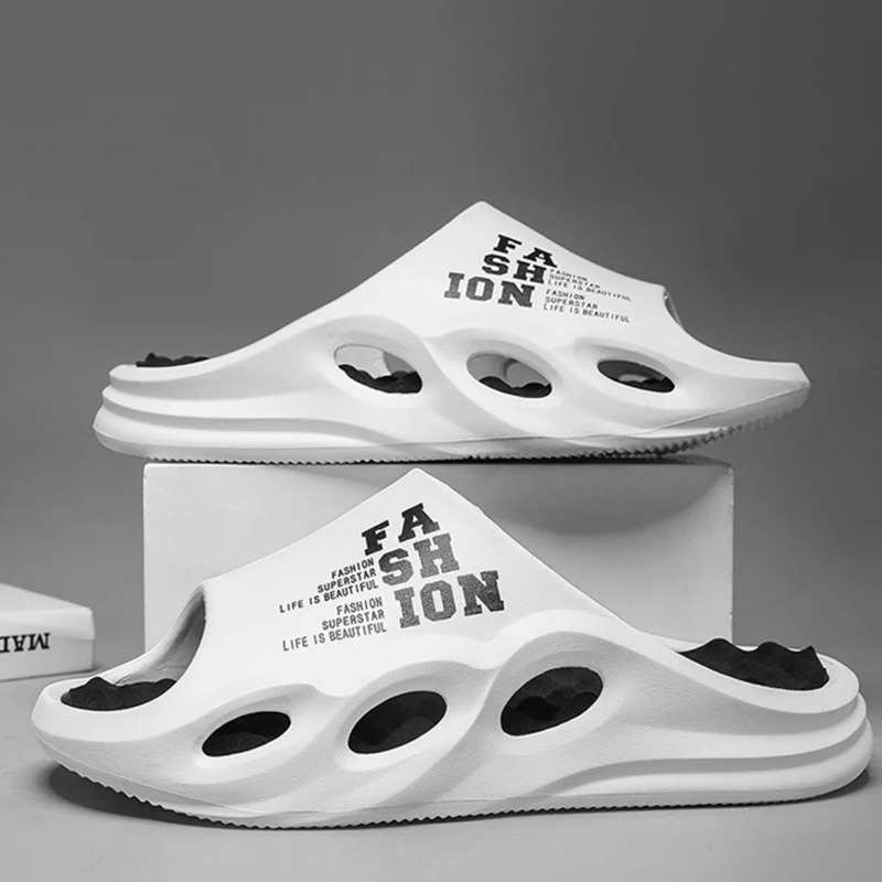 Sandal Pijat Pria untuk Dalam/ - Street Fashion Style Male ulasan dan harga