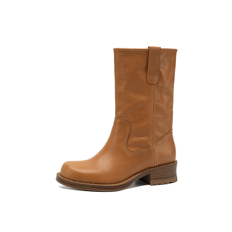 Sepatu Boots Wanita Kulit Sapi - Street Fashion Rome ulasan dan harga