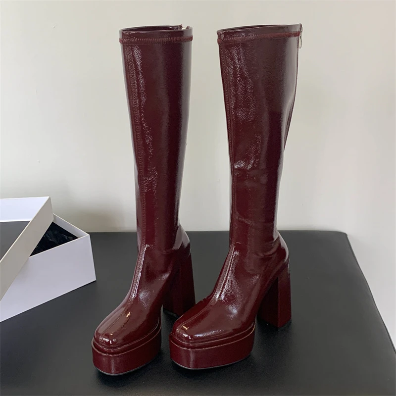 Eilyken Sepatu Bot Setinggi Lu - Street Fashion Rome ulasan dan harga