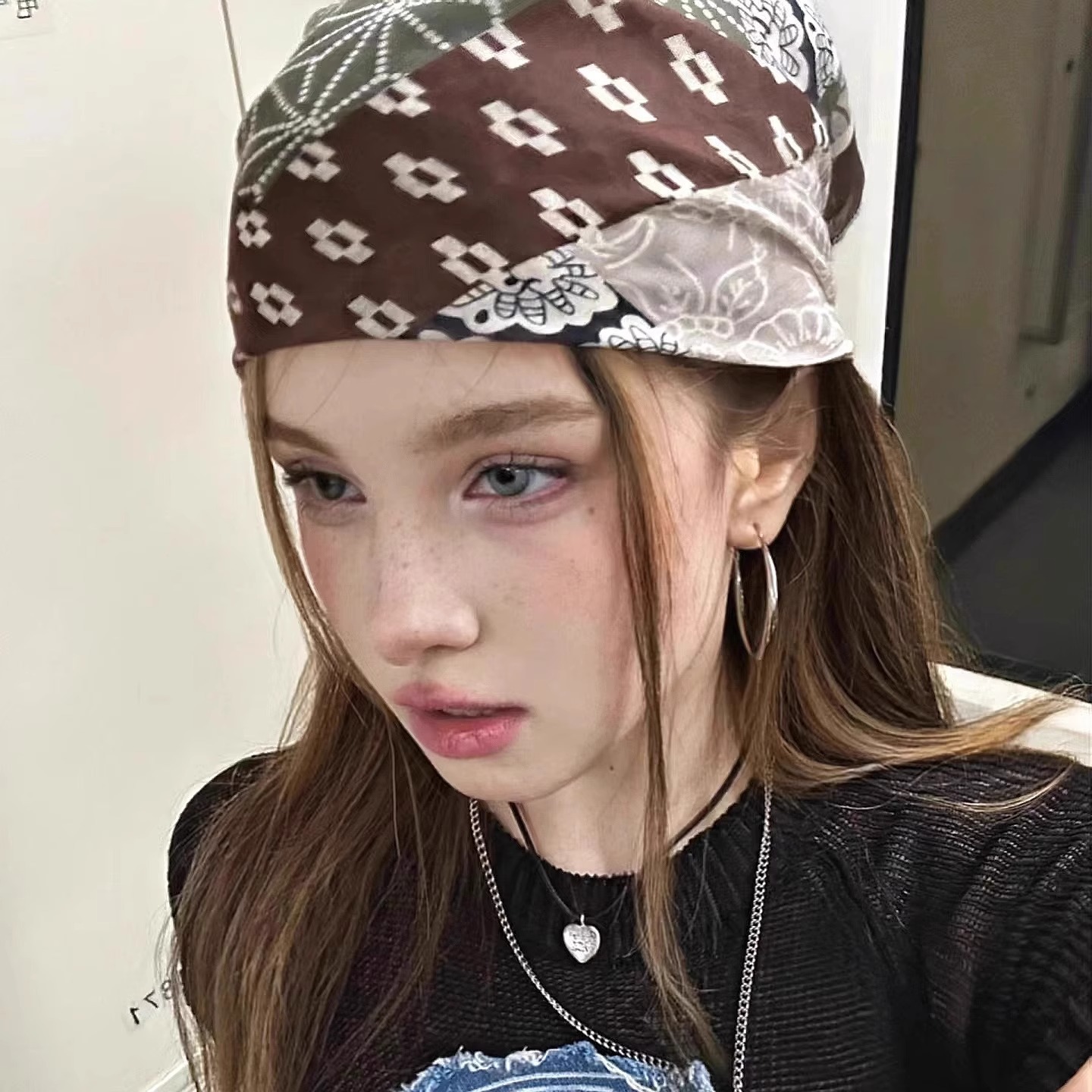 Hiasan Ikat Kepala Gaya Amerik - Street Fashion Girl ulasan dan harga