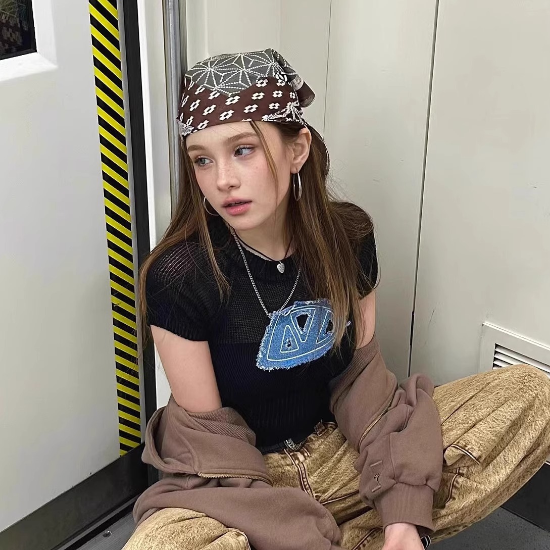 Hiasan Ikat Kepala Gaya Amerik - Street Fashion Girl ulasan dan harga