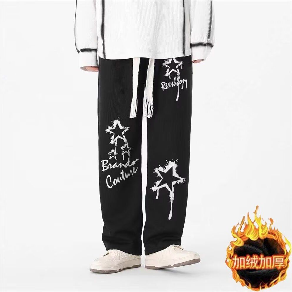 Pakaian Pria Celana Kasual Gra - Street Fashion Graffiti ulasan dan harga