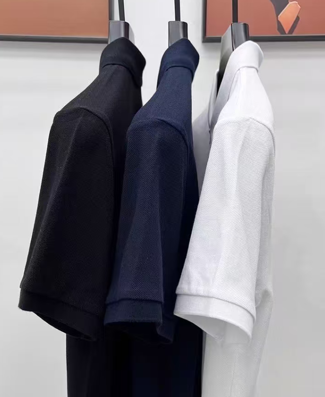 Kaos Polo Hitam Pria Lengan Pe - Street Fashion England ulasan dan harga