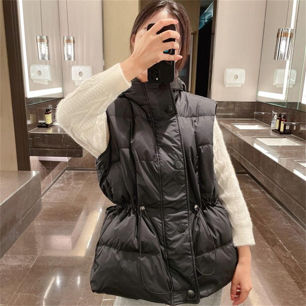 Rompi Wanita Musim Gugur Musim - Puffer Vest Padded ulasan dan harga