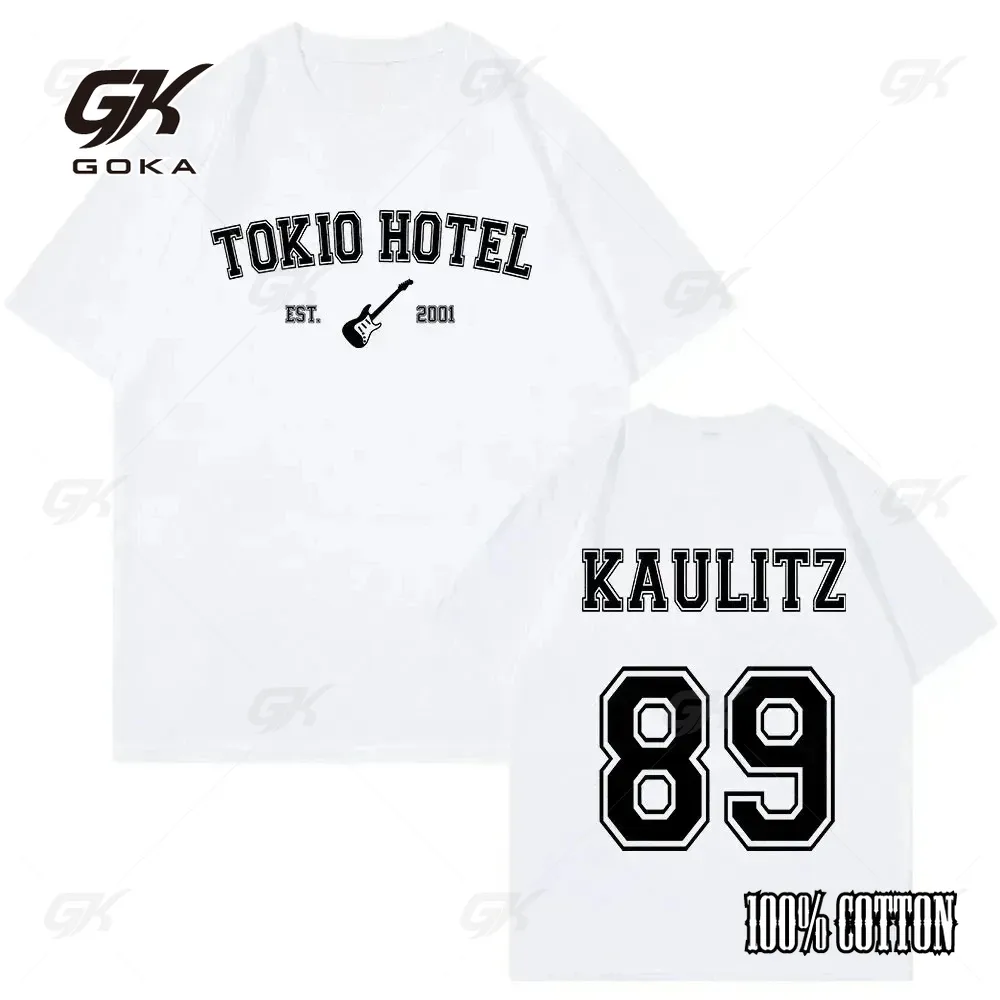 Kaus Gambar Monogram Band Rock - Street Fashion Tokyo ulasan dan harga