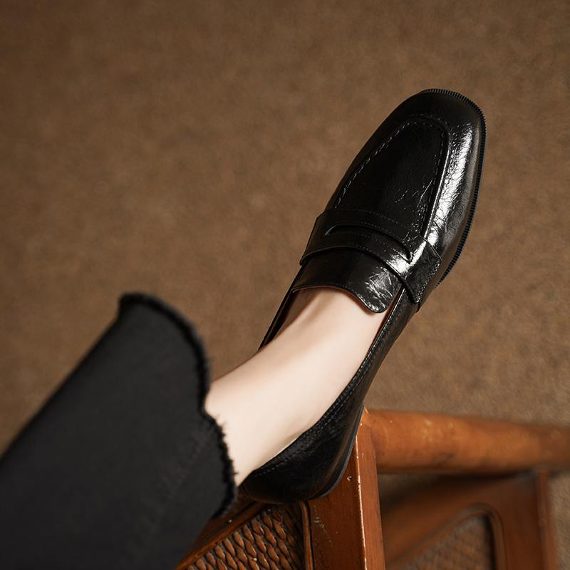 Sepatu Loafer Wanita Kulit Asl - Street Fashion Rome ulasan dan harga