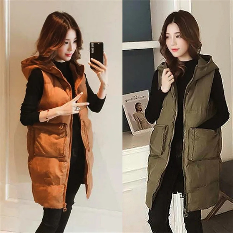 2026 Jaket Tanpa Lengan Musim  - Puffer Vest Padded ulasan dan harga