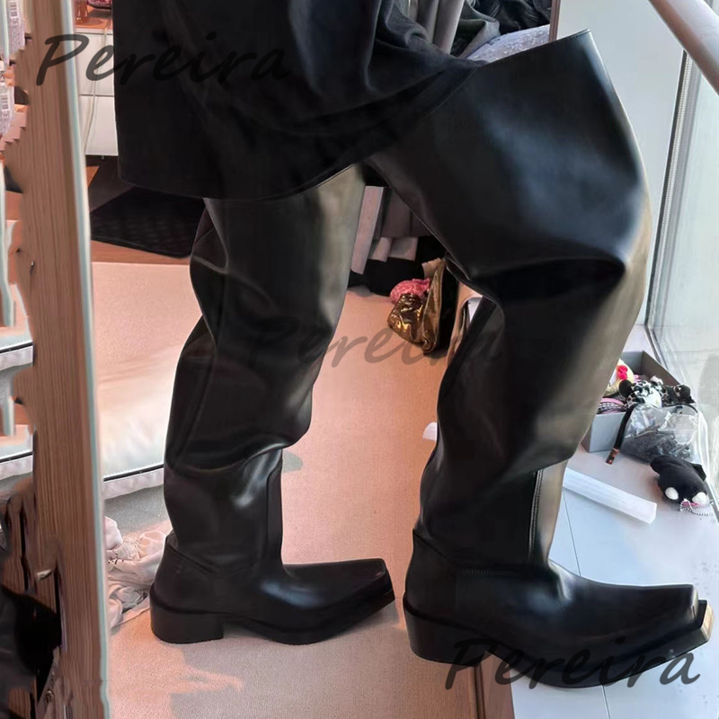 Sepatu Bot Setinggi Lutut Bers - Street Fashion Rome ulasan dan harga
