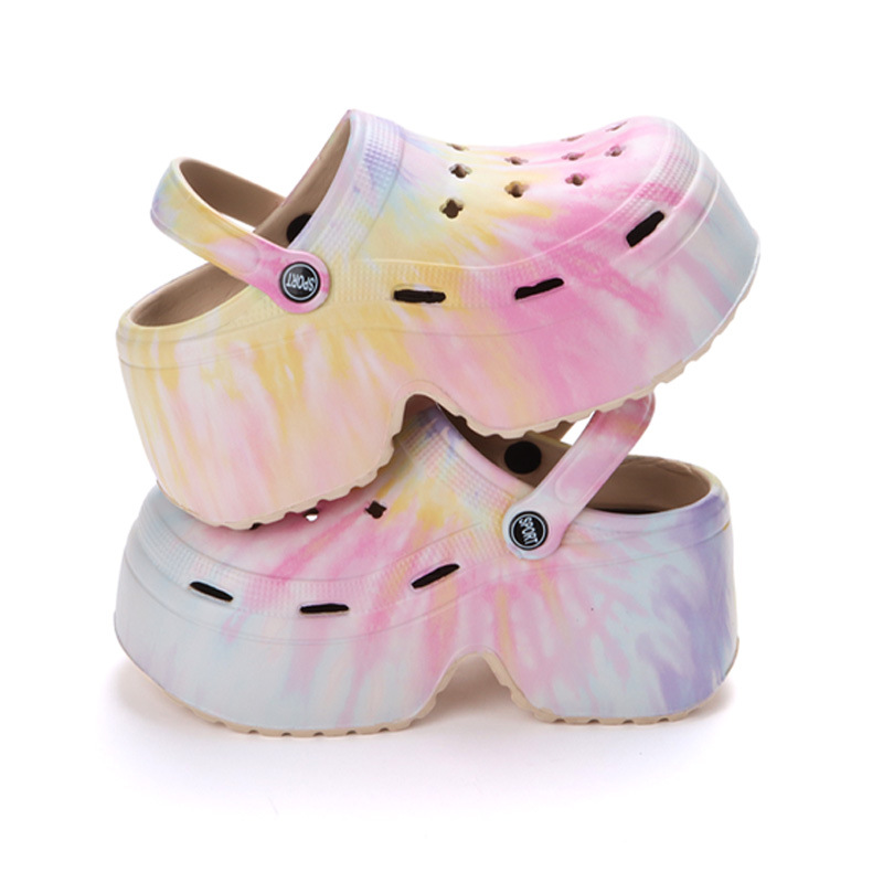 Leopard Platform bakiak untuk  - Street Fashion Girl ulasan dan harga